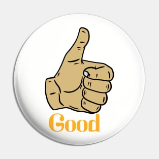 Good Hand Sign Pin