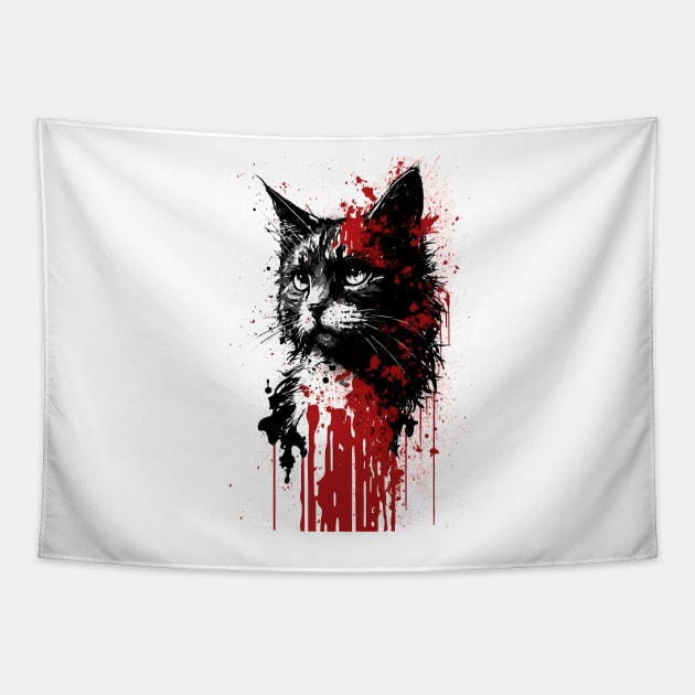 American Bobtail Portrait Tapestry by TortillaChief