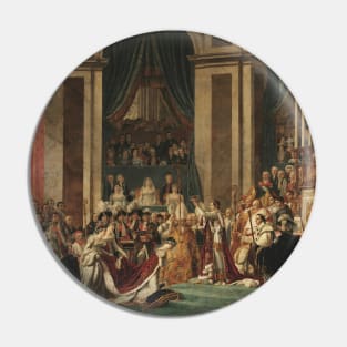 Coronation of Emperor Napoleon I and Coronation of the Empress Josephine in Notre-Dame de Paris, December 2, 1804 by Jacques-Louis David and Georges Rouget Pin