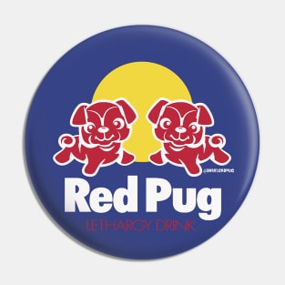 Red pug Pin