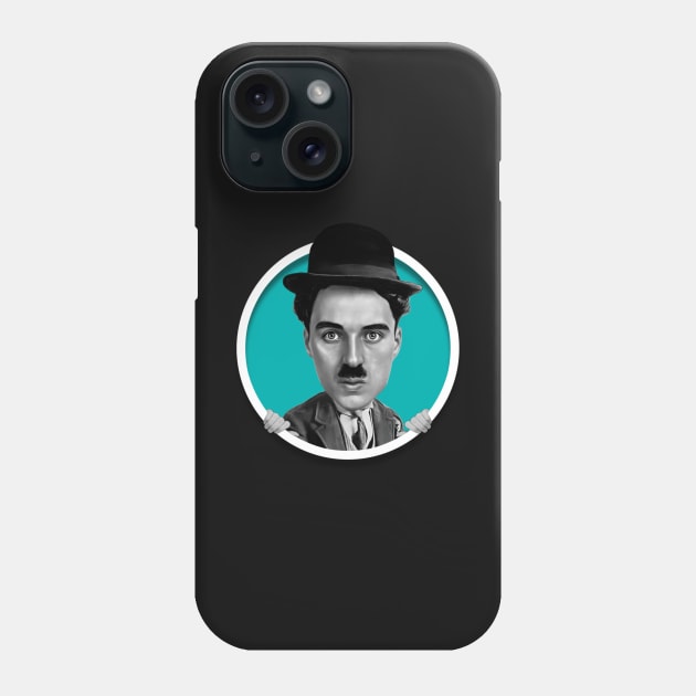 Charlie Chaplin Phone Case by Indecent Designs