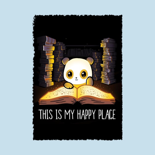 Cute Panda Book Reading Lover Quote by LazyMice