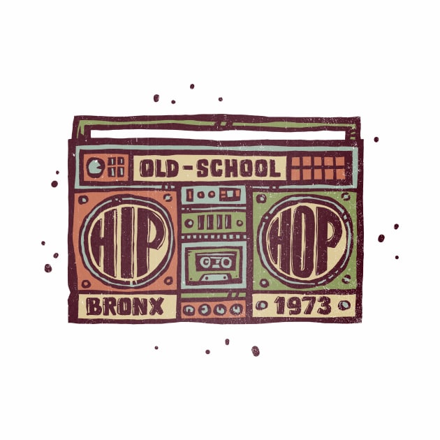 Hip Hop 1973 by kg07_shirts