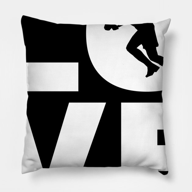 Love Field Hockey Gift For Hockey Players Pillow by OceanRadar