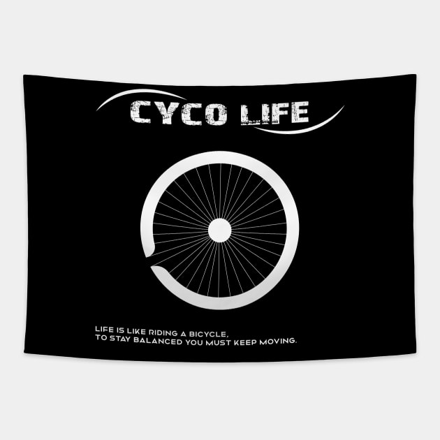 Amazing CYCO (CYCLE) LIFE Tapestry by mjhejazy