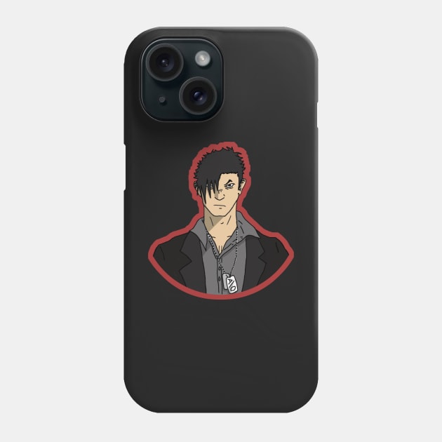 Nicholas Brown Sticker Phone Case by PseudoL