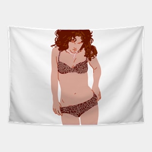 Girl Summer Tapestry