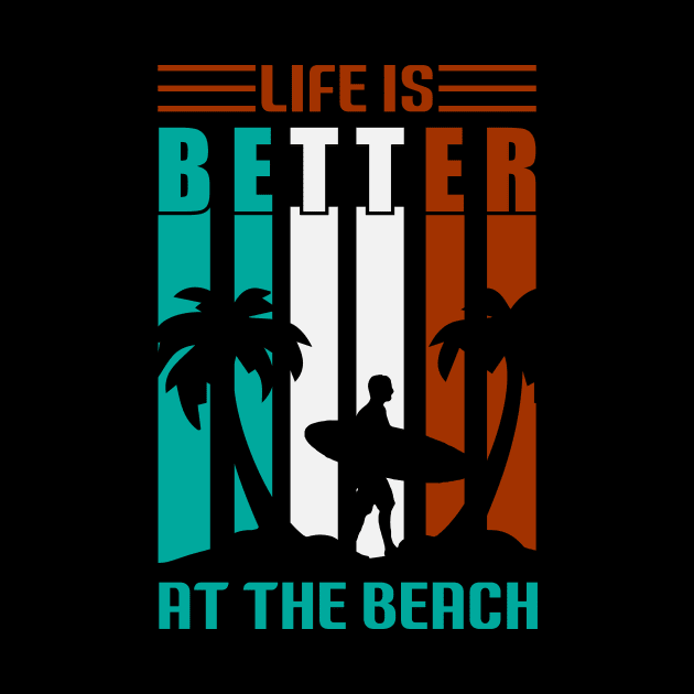 Beach T - Shirt Design by Shuvo Design