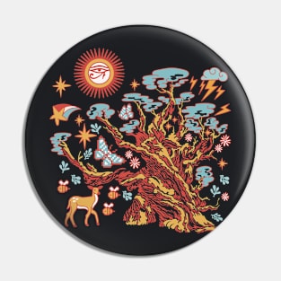 retro boho tree mojo Pin