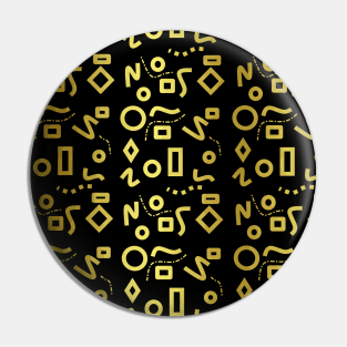 Gold Mod Glam Pin