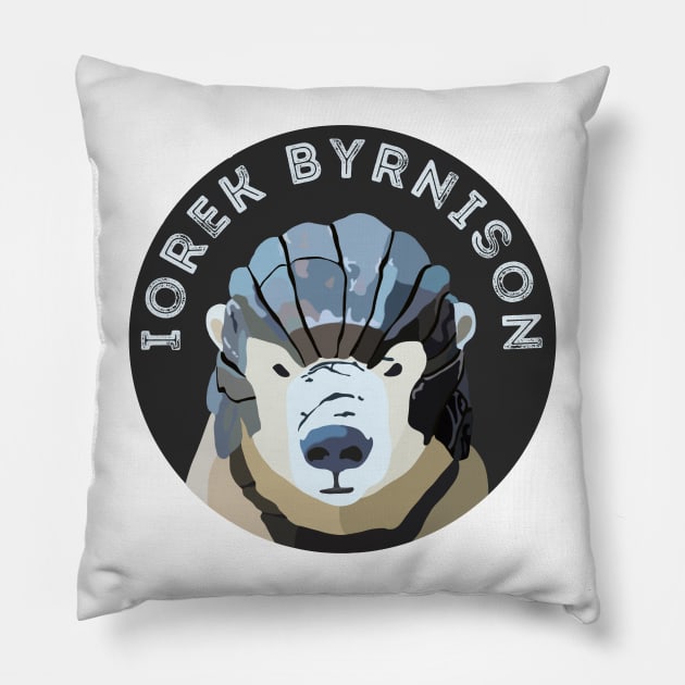 Iorek Byrnison Pillow by RockyCreekArt