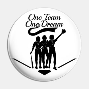 Softball: One Team One Dream Pin