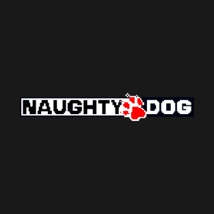 NAUGHTY DOG Pixel art T-Shirt