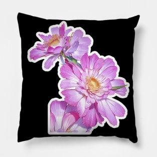 Purple Flower, Beautiful Flowers Pillow