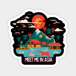 Meet Me In Asia Magnet