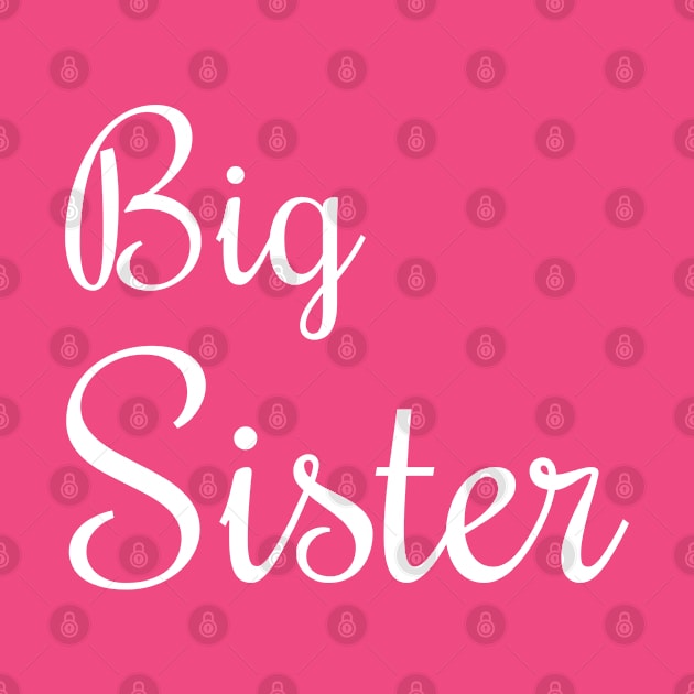 Big Sister Shirt Gift Idea by ChehStore