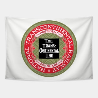 National Transcontinental Railway - Canada (18XX Style) Tapestry