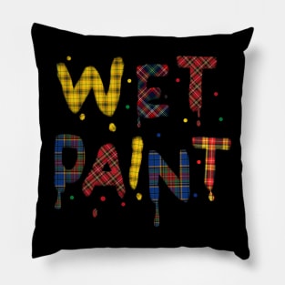 Scottish Wet Paint Pillow