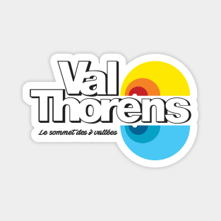 Vintage 1970's Val Thorens ski resort logo Magnet