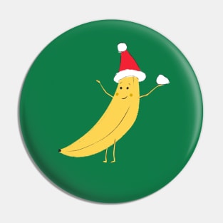 Snow Balling Banana Pin