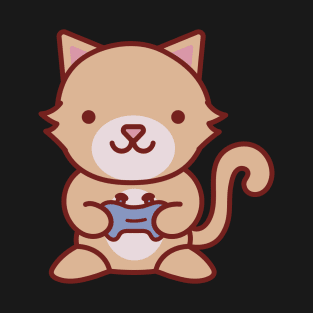 Baby Cat Animal Gaming T-Shirt