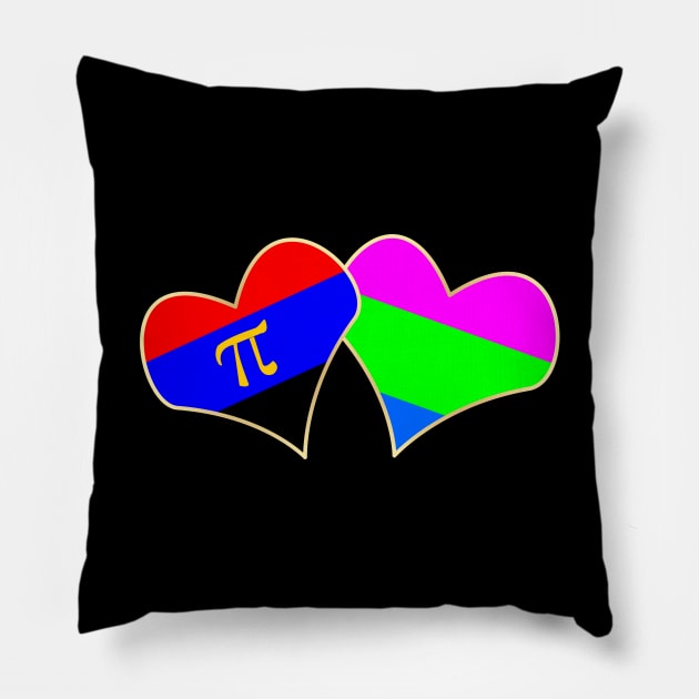 Double Attraction Pillow by traditionation