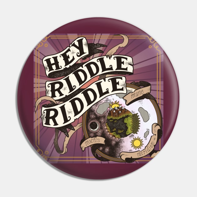 Hey Riddle Riddle logo Pin by Hey Riddle Riddle