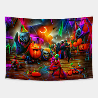 Halloween Art Tapestry