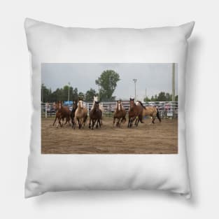 Horses on the run Pillow