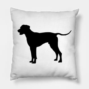 Rhodesian Ridgeback black Pillow