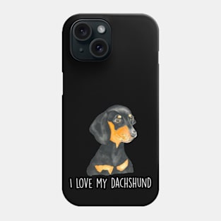 Dachshund puppy Phone Case