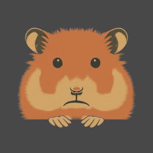 Sad Hamster Portrait T-Shirt