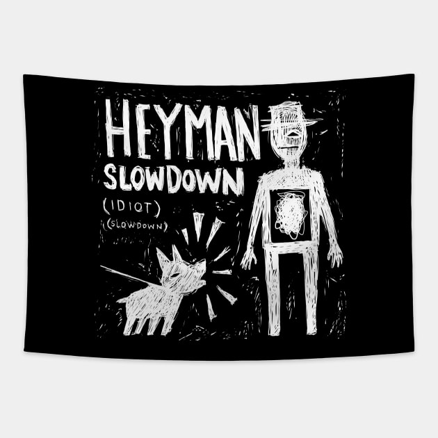 Hey Man - The Tourist Illustrated Lyrics - Inverted Tapestry by bangart