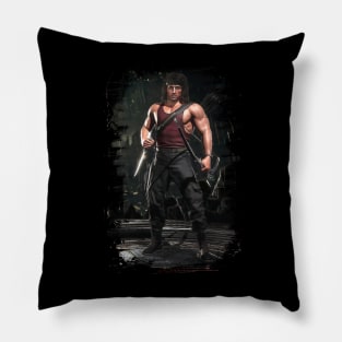 Mortal Kombat 11 Rambo Print - 57212130 Pillow