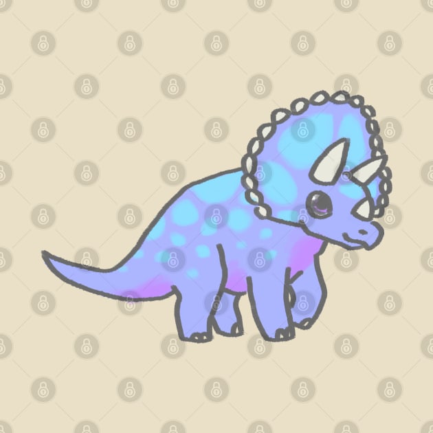 Lil Triceratops by SpectacledPeach