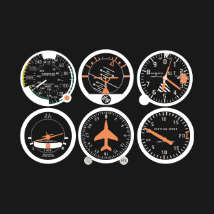 Basic Six Flight Instruments T-Shirt