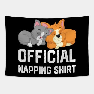 officiall napping shirt Tapestry