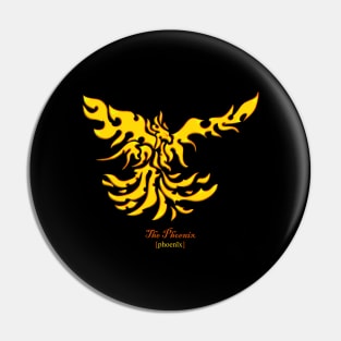 The Phoenix - yellow Pin