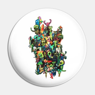 Monster Party Pin