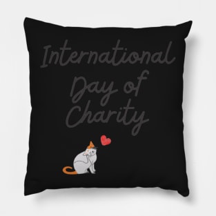 International day of Charity celebration Pillow