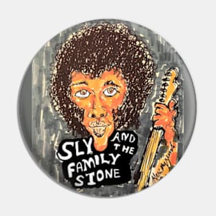 Sly and the Family Stone Pin