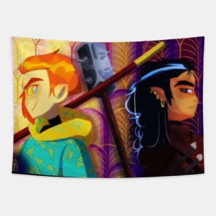Street Warrior Tapestry