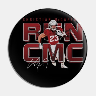 Christian McCaffrey San Francisco Run CMC Metal Pin