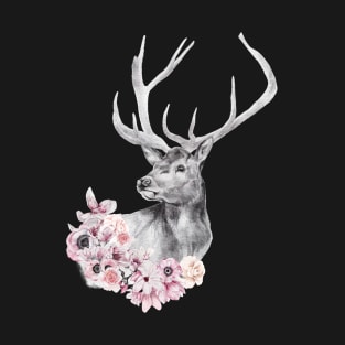 Floral Wild Llama Head Animal Spirit Costume Wildlife Rescue T-Shirt