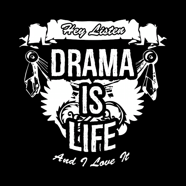 Drama Is Life Creative Job Typography Design by Stylomart