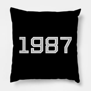 Cool Birthday Shirt 1987 Birth Year Gift Pillow