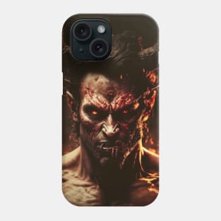 fantasy horror devil in hell Phone Case