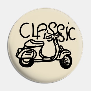 Classic moto Pin