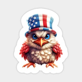 Patriot Farm Chicken Magnet