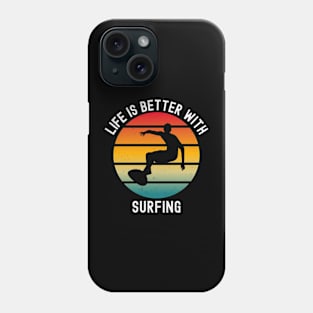 Surf lifestyle surfboard Phone Case